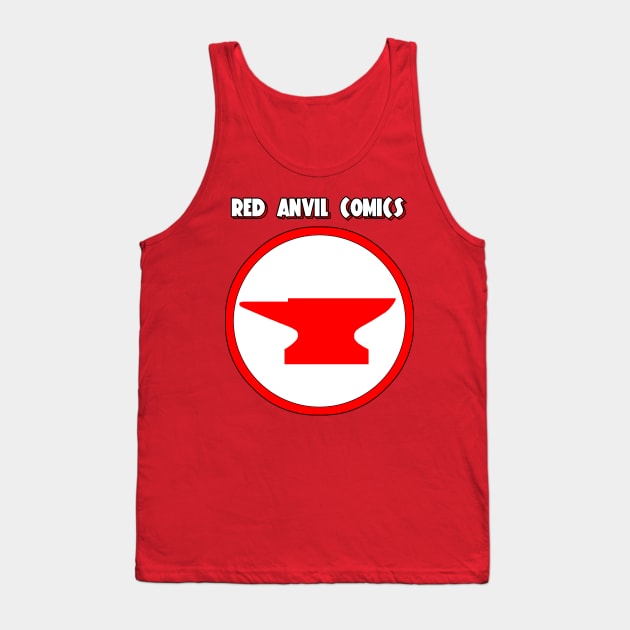 Red Anvil Comics Logo Tank Top by redanvilcomics